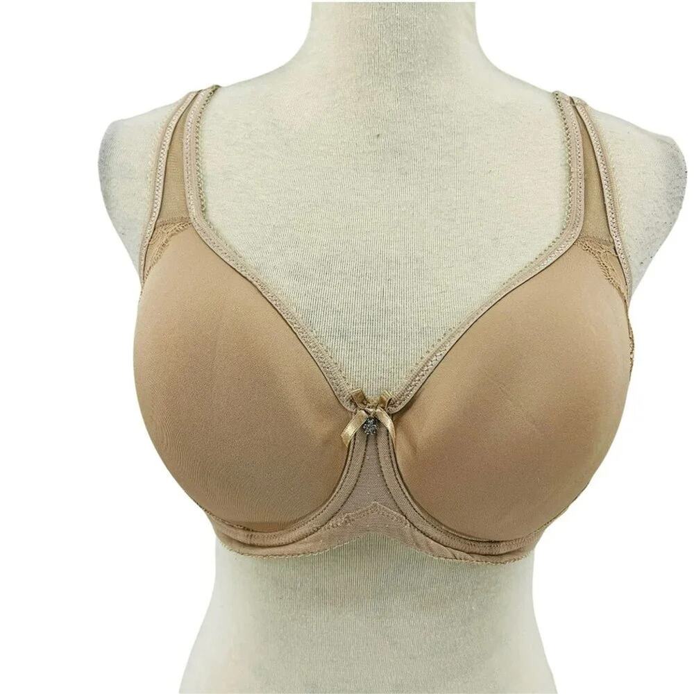 Wacoal Retro Chic Contour Bra Toast Womens 32DDD